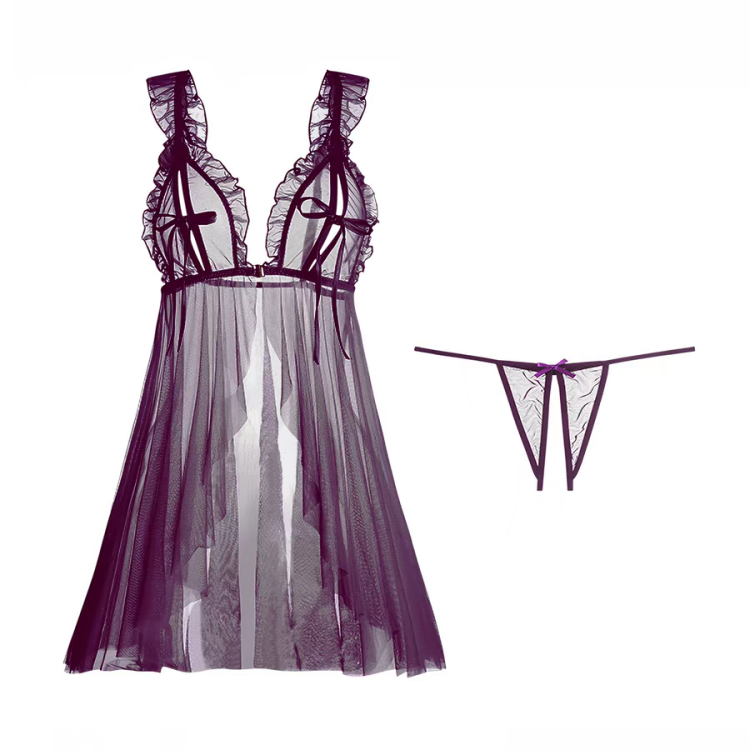 ladies lace sleep dress